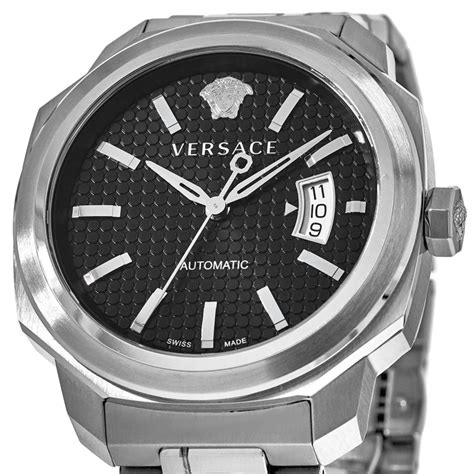 versace dylos automatic grey dial men& 39|VERSACE Dylos Automatic VAG020016 .